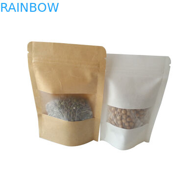 Kullanımlık Aperatif Çanta Ambalaj Özel Baskılı Kraft Gıda Stand Up Kılıfı SGS Sertifikalı