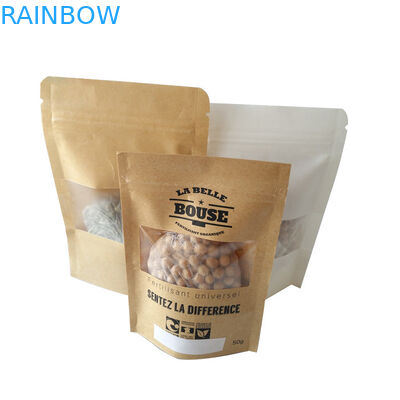 Kullanımlık Aperatif Çanta Ambalaj Özel Baskılı Kraft Gıda Stand Up Kılıfı SGS Sertifikalı