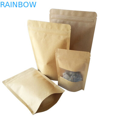 Kullanımlık Aperatif Çanta Ambalaj Özel Baskılı Kraft Gıda Stand Up Kılıfı SGS Sertifikalı