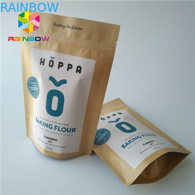 Snack Gıda Ambalaj Torbaları Stand Up Zip Kilidi Şeffaf Plastik Kese Pencereli Şeffaf