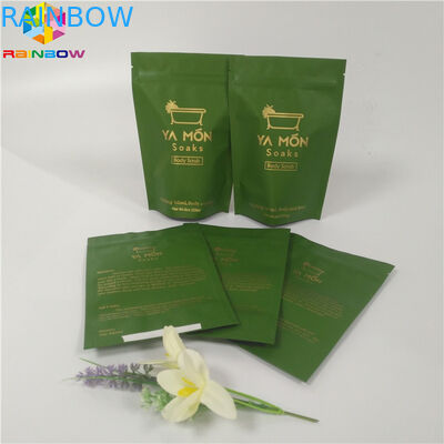 Tuzlar Folyo Kese Ambalaj Fermuar En Stand Up Kilitli Banyo Tuzu Çantası Alüminyum Folyo