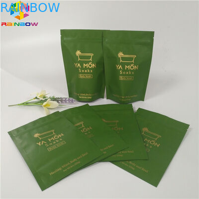 Tuzlar Folyo Kese Ambalaj Fermuar En Stand Up Kilitli Banyo Tuzu Çantası Alüminyum Folyo