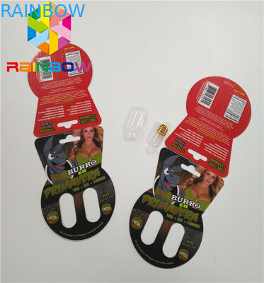 3d Lentiküler Ambalaj Burro Marka Kağıt Kartı Kutusu Şişe Dahil Tek Çift Delikli