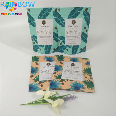 Yeniden kapatılabilir Matt Finish Stand Up Çanta Torbaları, Gövde Fırçalama İçin Zip Kilit Ambalaj Torbası