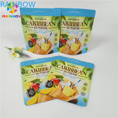 Çay Tozu / Kahve Paketleme Stand Up Fermuarlı Çanta Fermuar Kilitli Mat Doypack Çanta