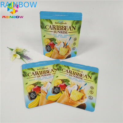 Çay Tozu / Kahve Paketleme Stand Up Fermuarlı Çanta Fermuar Kilitli Mat Doypack Çanta