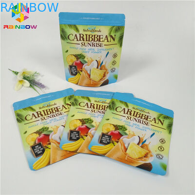 Çay Tozu / Kahve Paketleme Stand Up Fermuarlı Çanta Fermuar Kilitli Mat Doypack Çanta