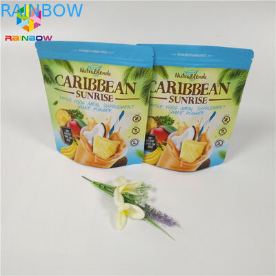 Çay Tozu / Kahve Paketleme Stand Up Fermuarlı Çanta Fermuar Kilitli Mat Doypack Çanta