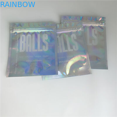 Kilitli kozmetik ambalaj poşetleri parlak 3 tarafı kirpik uzatma tutkal için mühürlü