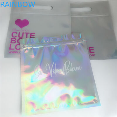 Kilitli kozmetik ambalaj poşetleri parlak 3 tarafı kirpik uzatma tutkal için mühürlü