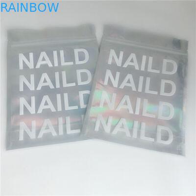 Kilitli kozmetik ambalaj poşetleri parlak 3 tarafı kirpik uzatma tutkal için mühürlü