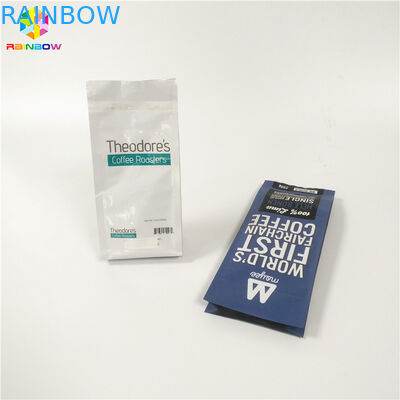 Kahve Çekirdeği Tozu Paketleme Baskılı Kuru Fasulye Ambalaj İçin Stand Up Torbalar Plastik