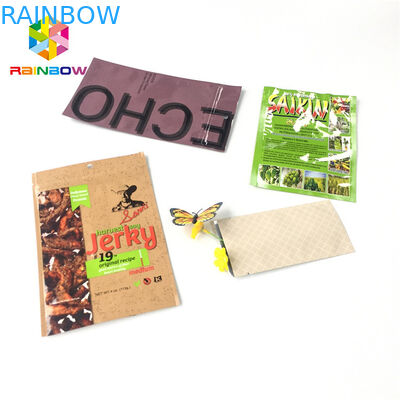 Açılıp Kapanabilir Folyo Kılıfı Ambalaj Plastik Alüminyum Folyo Renkli Baskı Üç Yan Mühür