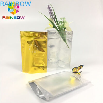 Temizle Ön Doypack Folyo Kılıfı Ambalaj Mylar Fermuar Kilit Çanta Kozmetik Örnek Poşet