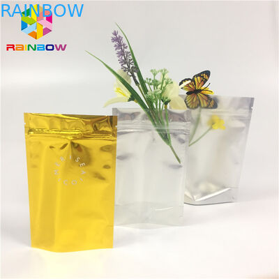 Temizle Ön Doypack Folyo Kılıfı Ambalaj Mylar Fermuar Kilit Çanta Kozmetik Örnek Poşet