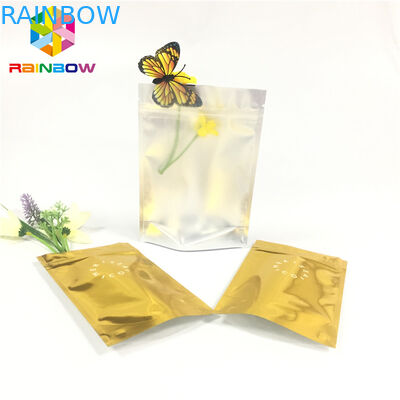 Temizle Ön Doypack Folyo Kılıfı Ambalaj Mylar Fermuar Kilit Çanta Kozmetik Örnek Poşet