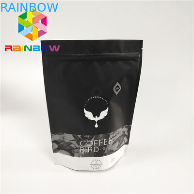 Dijital Baskı Plastik Torbalar Paketleme Mat Bitmiş Stand Up Zip Valfli Kilit