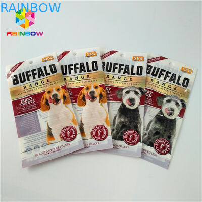 Koku geçirmez Kilitli Stand Up Torbalar, Pet Gıda Ambalajı İçin Mylar Kilitli Torbalar