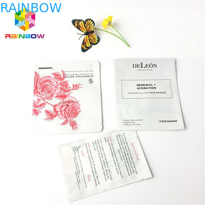 Kozmetik Yüz Maskesi Folyo Kese Ambalaj Özel Renkli Baskı İyi Sızdırmazlık