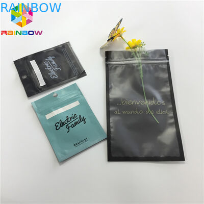 Şeffaf şeffaf ön plastik torbalar ambalaj alüminyum folyo arka ot Mylar çanta