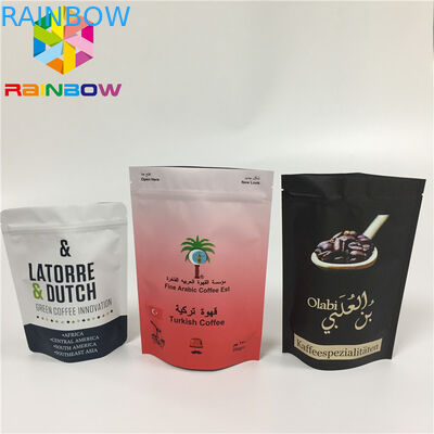 Gravür Baskı Stand Up Fermuar Çanta Çanta Gözyaşı Çentik Hattı Zip Kilit Lamine Folyo