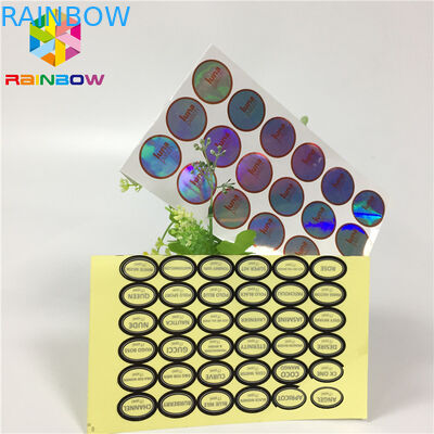 Su Geçirmez Gıda Ambalaj Filmleri Özel Güvenlik Giyim Etiket Vinil Sticker