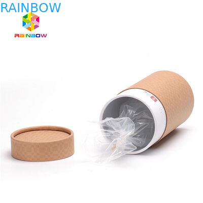 Baskılı CBD Şişeleri Geri Dönüşüm Kağıt Kutu Ambalaj Karton Kağıt Tüpü Lamine Malzeme