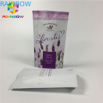 Kuru Gıda Paketi için Mat Alüminyum Folyo Lamine Stand Up Fermuar Çanta Çanta