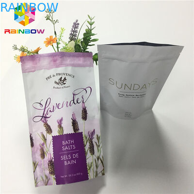 Kuru Gıda Paketi için Mat Alüminyum Folyo Lamine Stand Up Fermuar Çanta Çanta