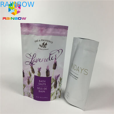 Kuru Gıda Paketi için Mat Alüminyum Folyo Lamine Stand Up Fermuar Çanta Çanta