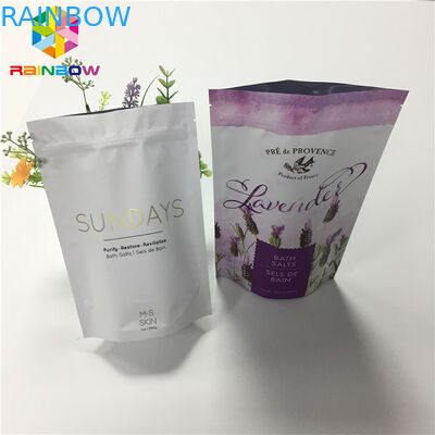 Kuru Gıda Paketi için Mat Alüminyum Folyo Lamine Stand Up Fermuar Çanta Çanta