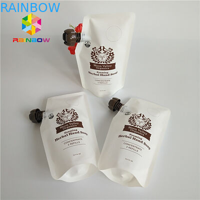 5oz / 7oz Plastik Borulu Kese Ambalajı Şeffaf Enerji İçeceği Torbası Geri Dönüştürülebilir