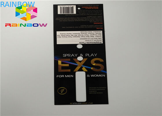 Özel Slayt Blister Kart Ambalajı Püskürtme Katlanır Ambalaj Kağıt Kartı ile Delikli