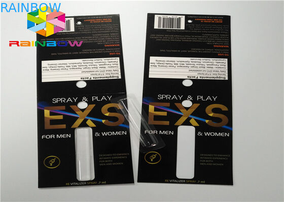 Özel Slayt Blister Kart Ambalajı Püskürtme Katlanır Ambalaj Kağıt Kartı ile Delikli