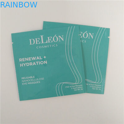 Tam Renkli Baskı Stand Up Fermuar Çanta Torbaları Yeniden Kullanılabilir Göz Maskeleri Ambalajı