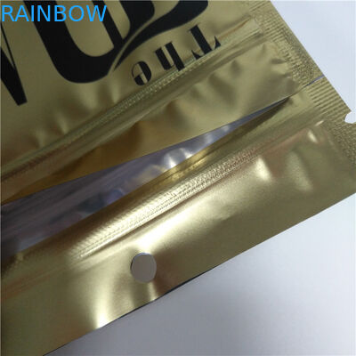 Çocuk Kanıtı Yeniden Kullanılabilir Kilitli Torbalar, Mylar Stand Up Kılıfı Gravür Baskı