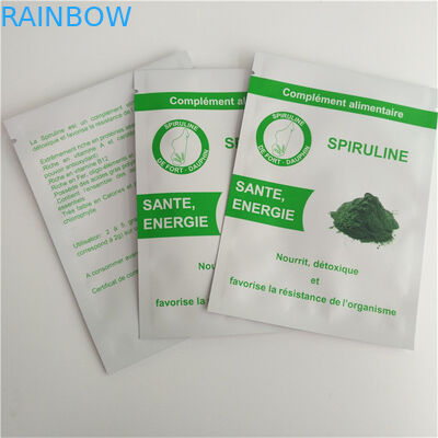 Alüminyum Folyo Gıda Sınıfı Stand Up Torbalar Üç Taraflı Seal Eco Kahve Tozu Torbası