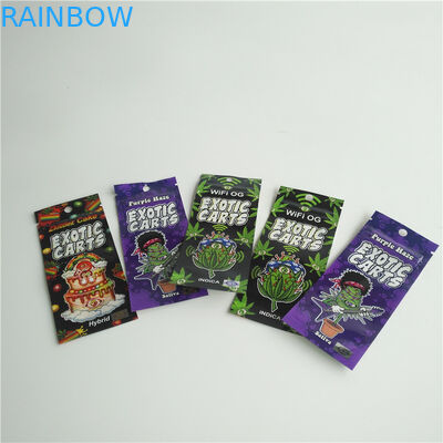 Özel Folyo Baskılı Kilitli Çanta 1ml Vape Kalem Kartuşlu Pencereli Ambalaj