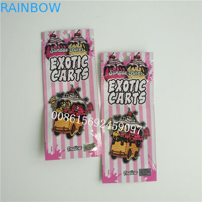 Özel Folyo Baskılı Kilitli Çanta 1ml Vape Kalem Kartuşlu Pencereli Ambalaj