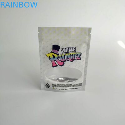 Parlak Runtz Plastik Torbalar Ambalaj Koku Geçirmez Stand Up Runtz Orman Erkek Çantası