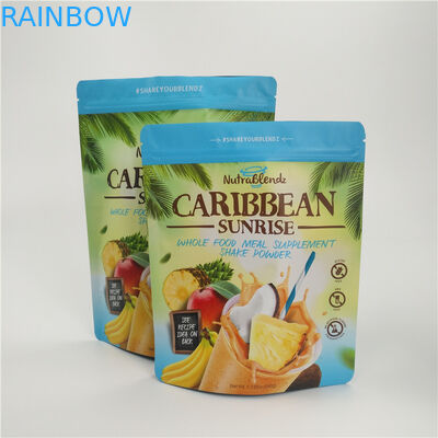 Gravür Baskı Stand Up Kilitli Torbalar, Fermuarlı Süt Tozu Alüminyum Folyo Kılıfı