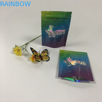 Çerezler Ambalaj İçin Çift Fermuarlı Folyo Kılıfı Ambalaj Mylar Runtz Çantaları Plastik