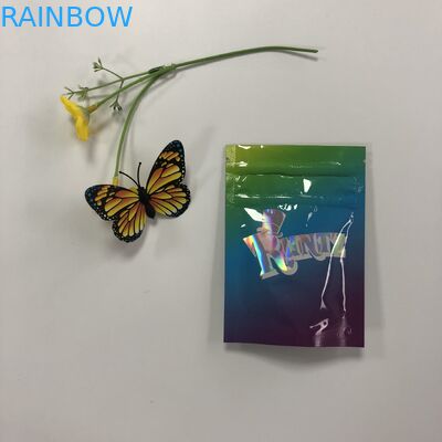 Çerezler Ambalaj İçin Çift Fermuarlı Folyo Kılıfı Ambalaj Mylar Runtz Çantaları Plastik