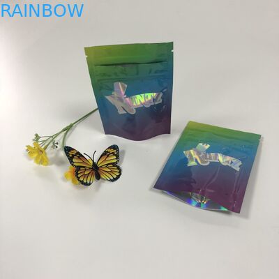 Çerezler Ambalaj İçin Çift Fermuarlı Folyo Kılıfı Ambalaj Mylar Runtz Çantaları Plastik