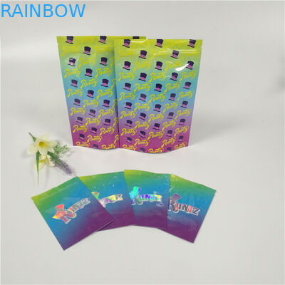 Runtz Mylar Ot Folyo Kılıfı Ambalaj Poşetleri Özel Etiket Paketlerini Dayanıklı Şakalar