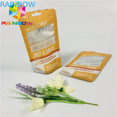 Snack Fındık Plastik Torbalar Ambalaj Customzied Baskı Yeniden Açılabilir Fermuarlı Şeffaf Pencere