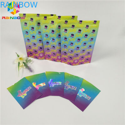 Koku Dayanıklı Folyo Kılıfı Ambalaj Runtz Çantaları Çerezler / Hap / Sakızlı Ayı Uygulaması