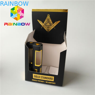 Mat Yüzey Kaplama Bitkisel Tütsü Ambalaj Kutuları Puro Tütün Kaplamalı Kağıt Kutu