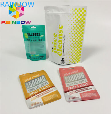 Nem Bariyeri Alüminyum Folyo Stand Up Kılıfı Çanta Kahve Çekirdeği Kilitli Plastik