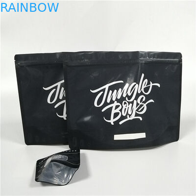 Gravnre Baskı Plastik Fermuar Çanta, Mylar Ot Stand Up Ambalaj Torbaları